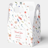 Elegantes florales Brautparty Danke Geschenkschachtel (Geöffnet)