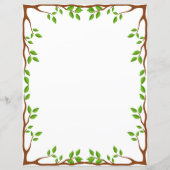 Elegantes Florales Briefpapier (Vorderseite)