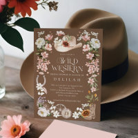 Elegantes florales Cowgirl Wild Western Brautparty