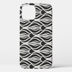 Elegantes florales Damast, art nouveau nahtloses M Case-Mate iPhone Hülle