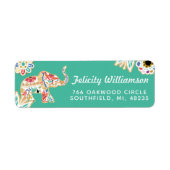 Elegantes florales Dekorationsdesign Verziert Elef (Vorne)