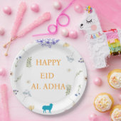 Elegantes Florales Eid al-Adha  Pappteller (Party)