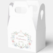 Elegantes florales Frame Confirmation Gable Geschenkschachtel (Offen)