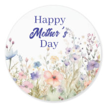 Elegantes florales frohes Muttertagsdesign