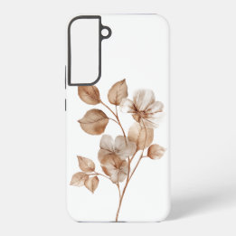 Elegantes florales Gehäuse und Abdeckung Samsung Galaxy Hülle
