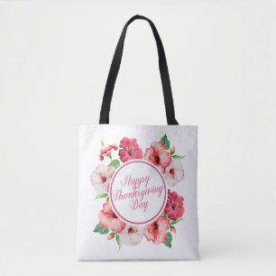 Elegantes florales Glück Gesamtbeutel Tasche