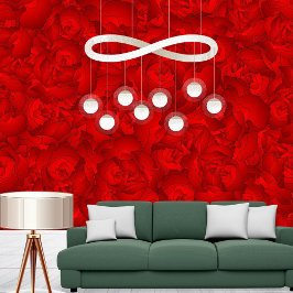 Elegantes florales Hintergrundbild - lebendige Blu Tapete