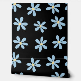 Elegantes florales Hintergrundbild - lebendige Blu Tapete