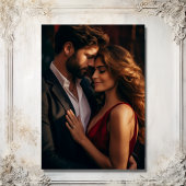 Elegantes, florales Kronleuchter-Foto Hochzeit Save The Date