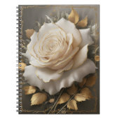 Elegantes florales Kunstdesign  Notizblock (Vorderseite)