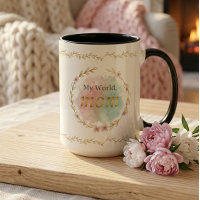 Elegantes florales Mama-Zitat Wasserfarben-Design