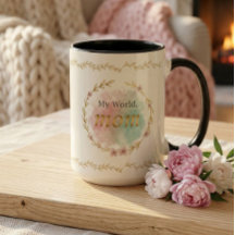 Elegantes florales Mama-Zitat Wasserfarben-Design