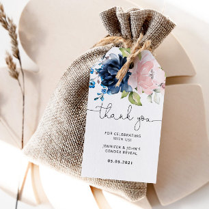 Elegantes florales Marinemagazin Geschenkanhänger