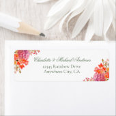 Elegantes florales Monogramm-Skript-Hochzeit (Insitu)
