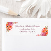 Elegantes florales Monogramm-Skript Hochzeit (Insitu)
