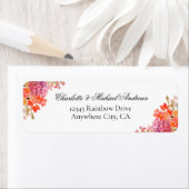 Elegantes florales Monogramm-Skript-Hochzeit (Insitu)