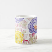 Elegantes, florales Muster Kaffeetasse (Mittel)