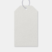 Elegantes florales Ostergeschenk-Anhänger Geschenkanhänger (Rückseite)