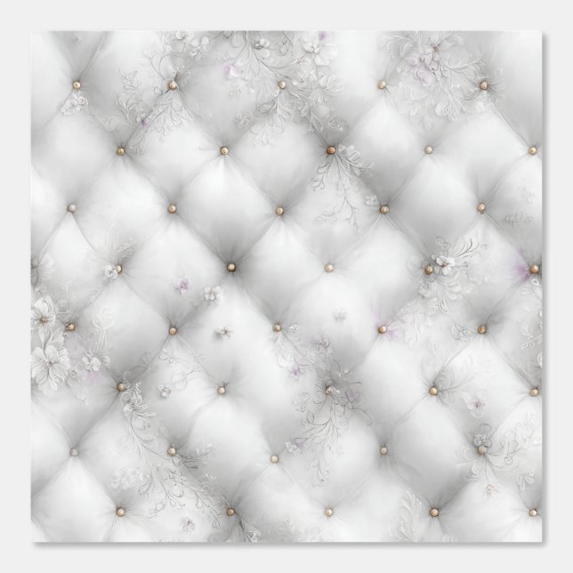 Elegantes florales Polster Tapete (Vorderseite)