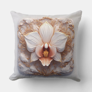 Elegantes florales Reliefdesign mit aufwendigen De Kissen