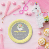 Elegantes florales Teacup Baby Dusche Tee Party Pappteller (Party)
