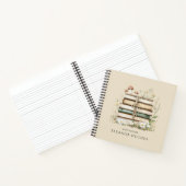 Elegantes, florales, vintage Bücher - personalisie (Innenseite)