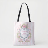 Elegantes florales Wappen | Frau Future Tasche (Vorderseite)