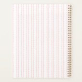 Elegantes florales Wappen Planer (Rückseite)