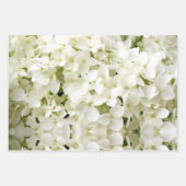 Elegantes Florals Wrapping Paper Flat Sheet Set Geschenkpapier Set (Vorderseite 2)