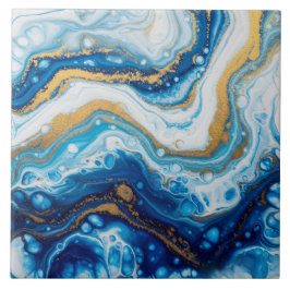 Elegantes Fluid Art Decorative Fliesen - Abstrakt 