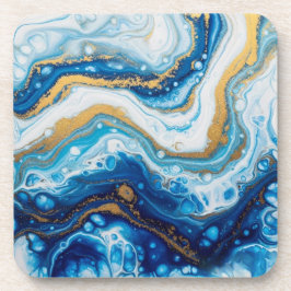 Elegantes Fluid Art Decorative Fliesen - Abstrakt  Getränkeuntersetzer
