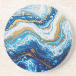 Elegantes Fluid Art Decorative Fliesen - Abstrakt  Getränkeuntersetzer