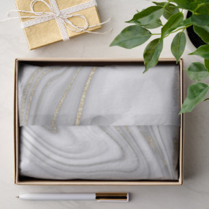 Elegantes flüssiges Gold-Glitter-Marmor-Muster Seidenpapier