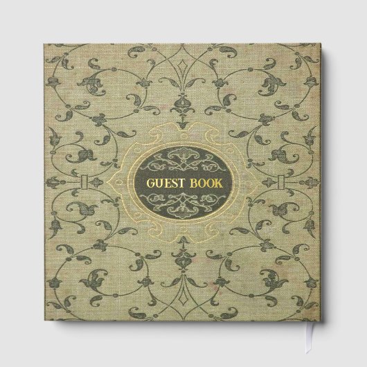 Elegantes Foil Gästebuch (Rückseite)