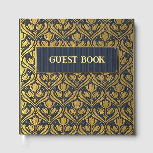 Elegantes Foil Gästebuch (Vorderseite)