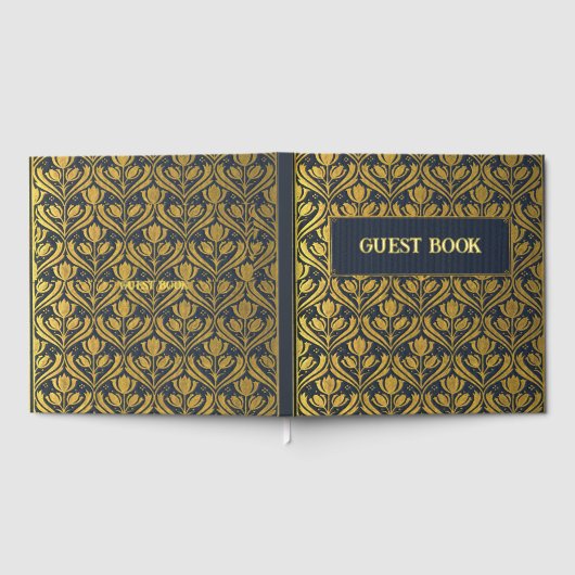 Elegantes Foil Gästebuch (Voll)