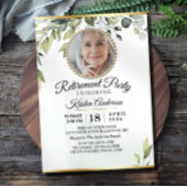 Elegantes Foliage Eucalyptus Retirement-Party Einladung