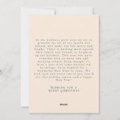 Elegantes Folk Art Kardinal Weihnachten Foliage Fo (Rückseite)