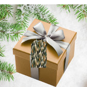 Elegantes Forest Pine Tree Muster | Rustikaler Wal Geschenkanhänger