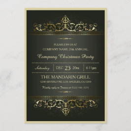 Elegantes formales Weihnachtsfest-Party Einladung