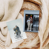 Elegantes Foto 50. Hochzeitstag Party Einladung