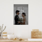 Elegantes Foto Abendessen vor der Probe Poster (Küche)