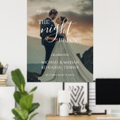 Elegantes Foto Abendessen vor der Probe Poster (Heimbüro)