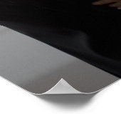 Elegantes Foto Abendessen vor der Probe Poster (Ecke)