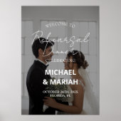 Elegantes Foto Abendessen vor der Probe Poster (Vorne)