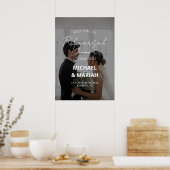 Elegantes Foto Abendessen vor der Probe Poster (Küche)