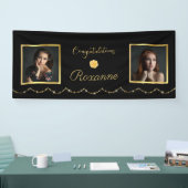 Elegantes Foto Abschluss Banner (Messe)