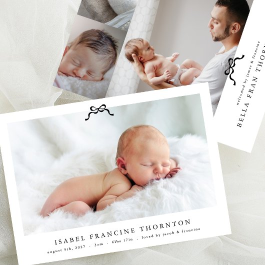 Elegantes Foto Ankündigung