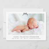 Elegantes Foto Ankündigung (Vorderseite)