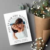 Elegantes Foto Arch Wedding Einladung